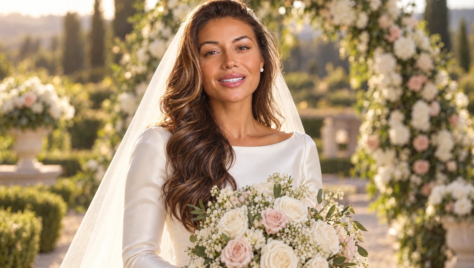 Bride in the garden
